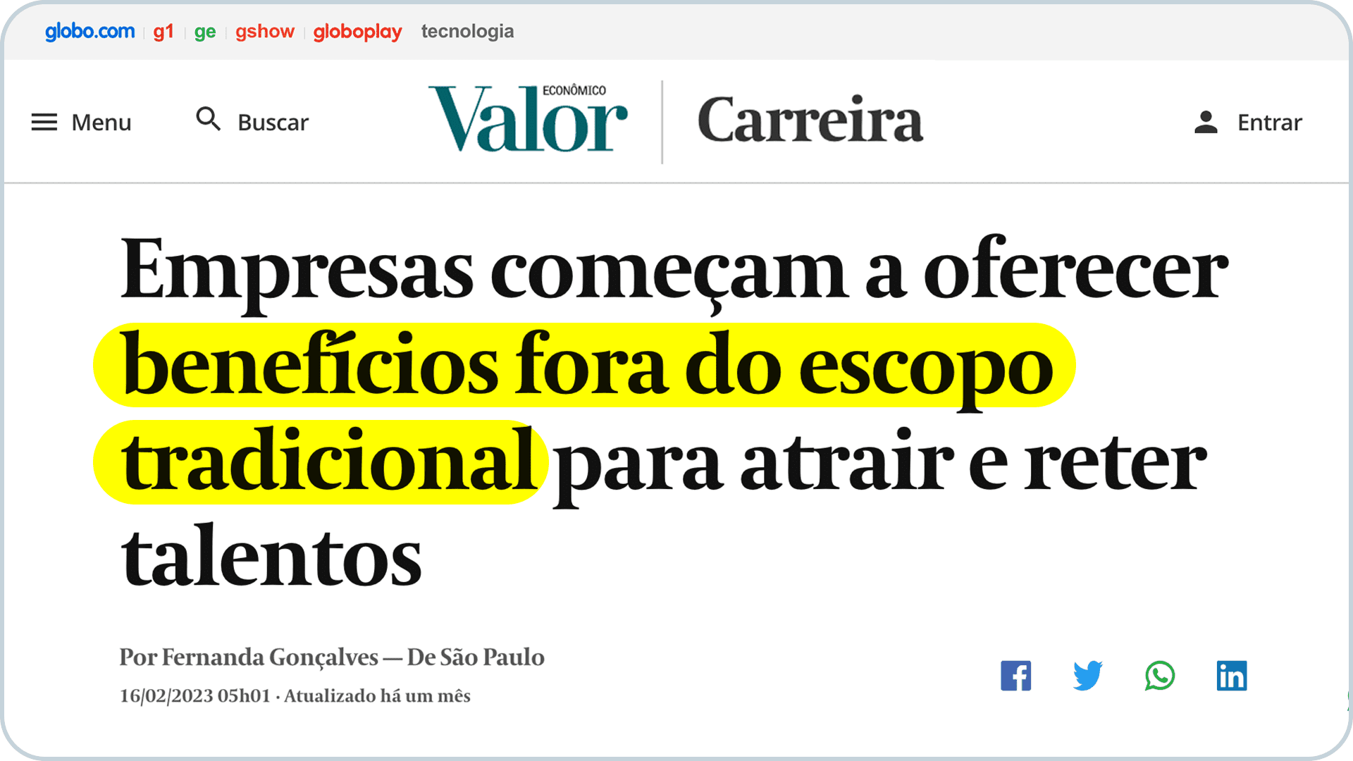 Valor Carreira